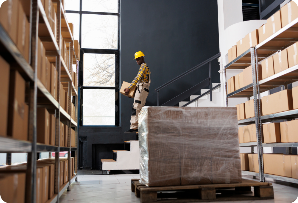 التخزين والتعبئة 