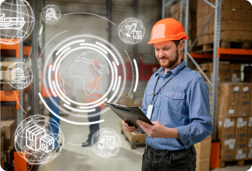 التخزين والتوزيع داخل 